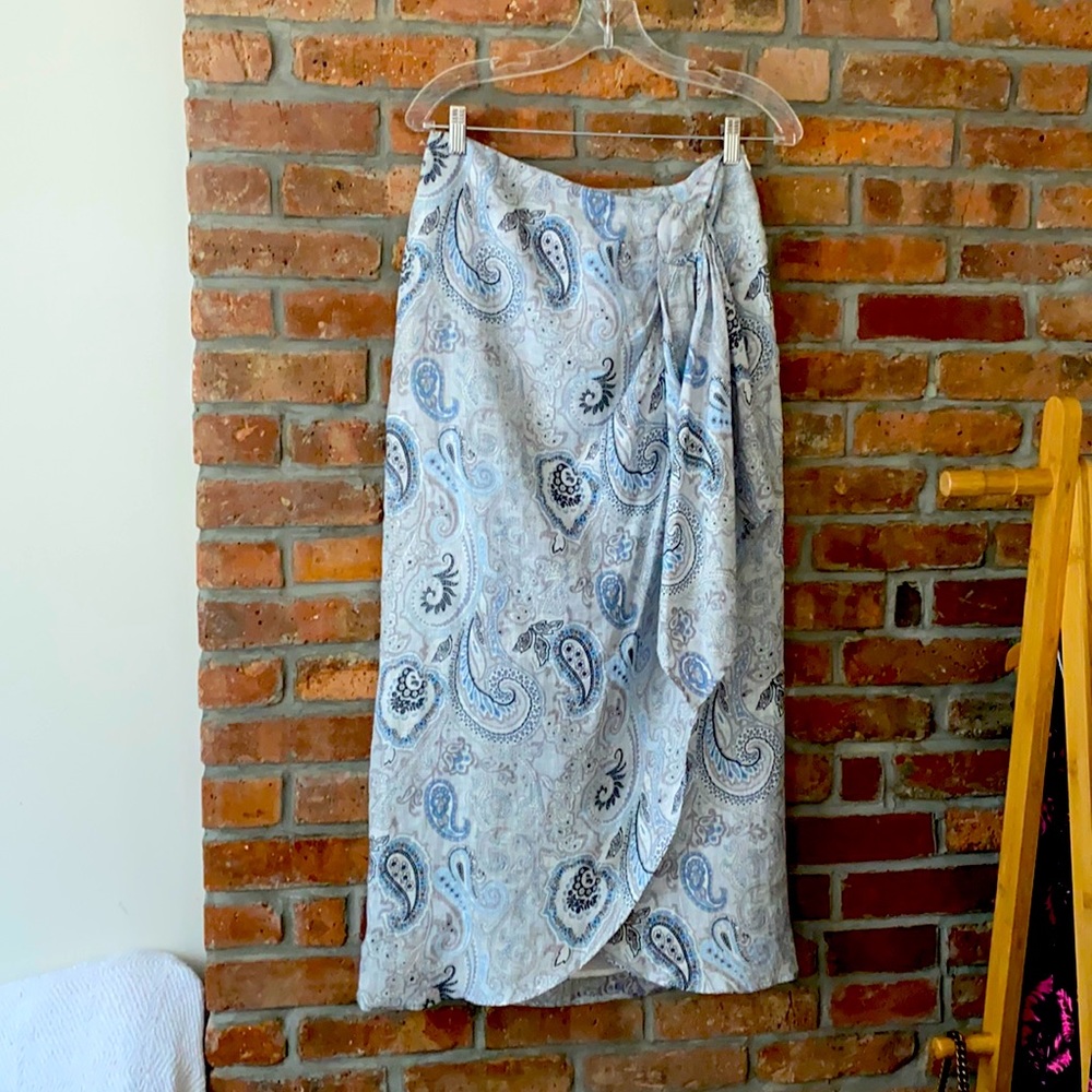 Vintage Scapa Paisley Print Skirt